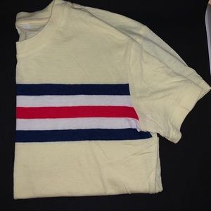 SHEIN bright yellow crop top